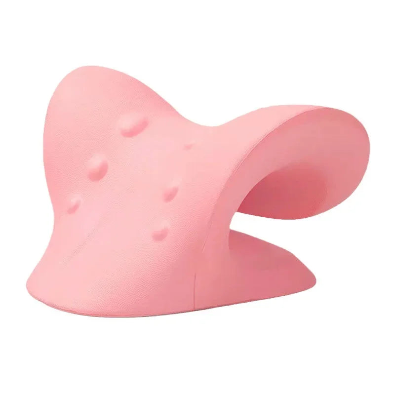 ÉTIREUR DE COU ET D'ÉPAULE - CUSHION DE MASSAGE POUR TRACTION CERVICALE POUR ALIGNEMENT SPINAL