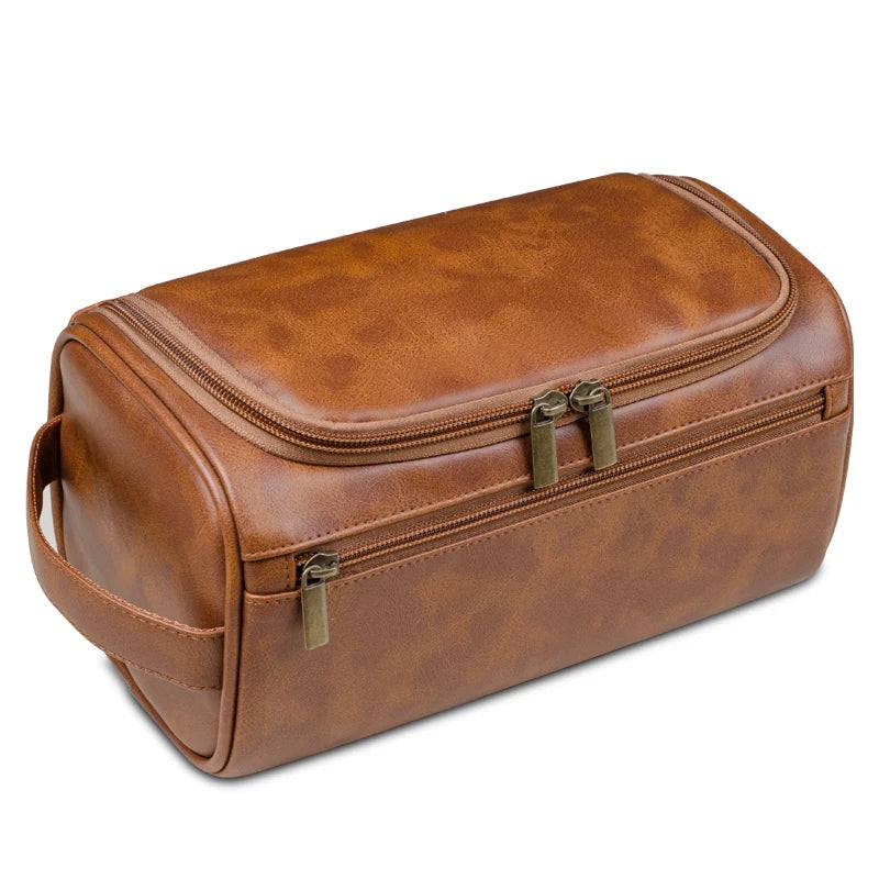 Sandsberg - Sac de toilette en cuir premium pour voyageurs
