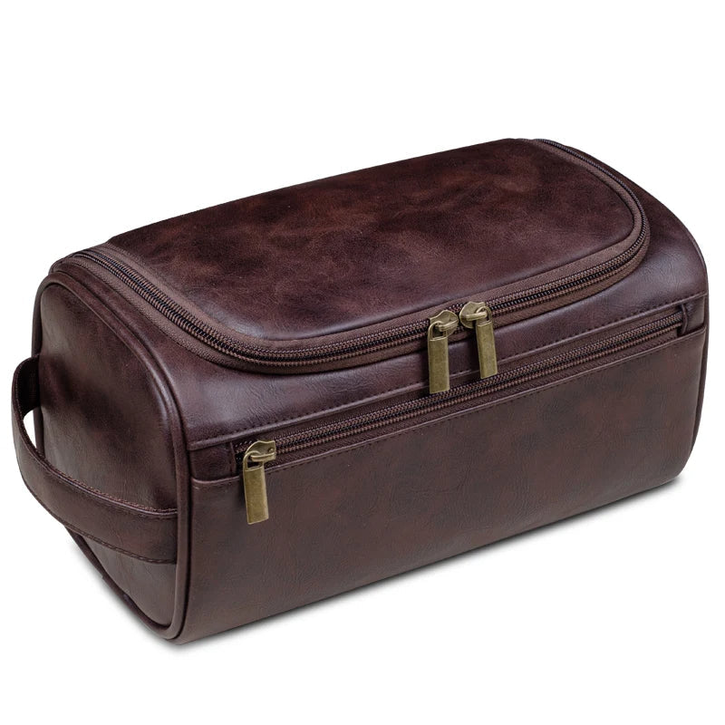 Sandsberg - Sac de toilette en cuir premium pour voyageurs
