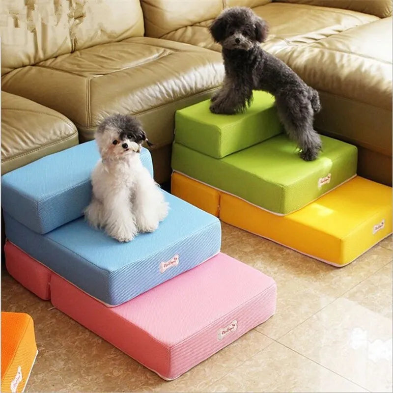 Escaliers Antidérapants pour Animaux avec Mousse Douce pour Chiens et Chats