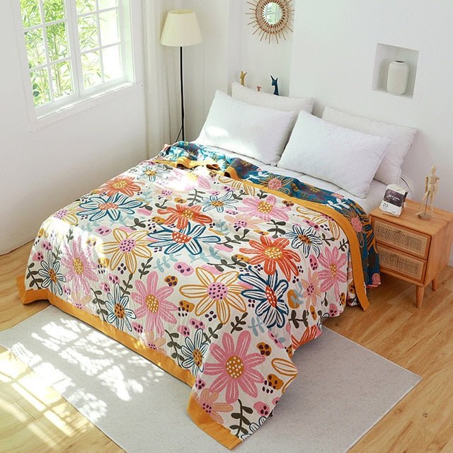 Couverture en coton scandinave Boho