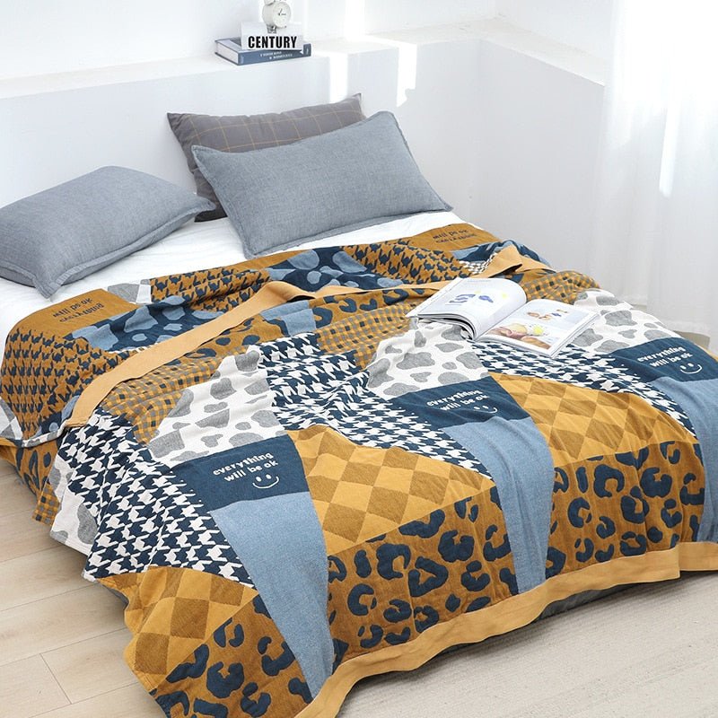 Couverture en coton scandinave Boho