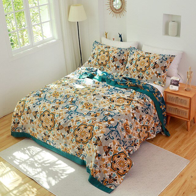 Couverture en coton scandinave Boho