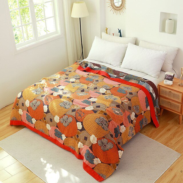 Couverture en coton scandinave Boho