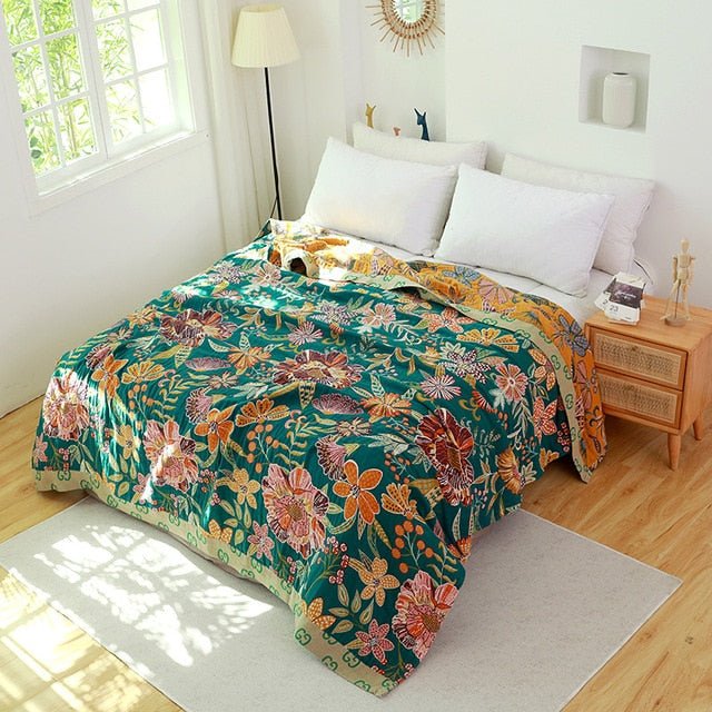 Couverture en coton scandinave Boho