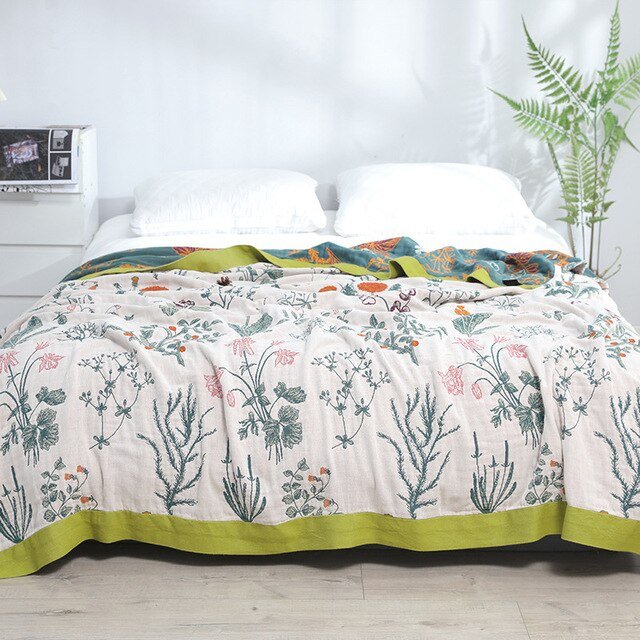 Couverture en coton scandinave Boho