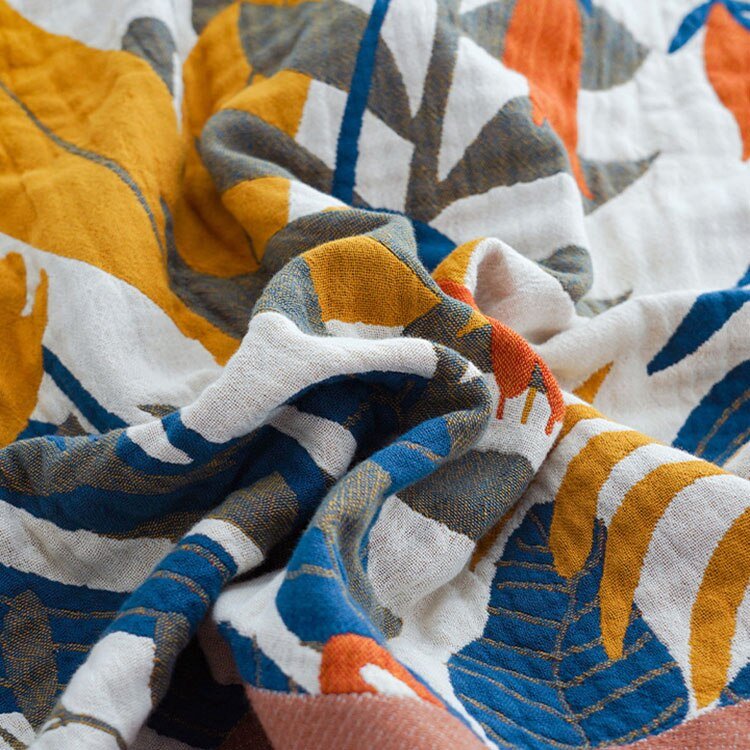 Couverture en coton scandinave Boho