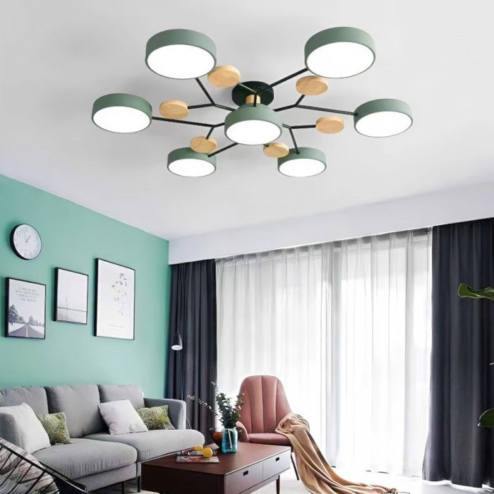 Plafonnier LED de style nordique