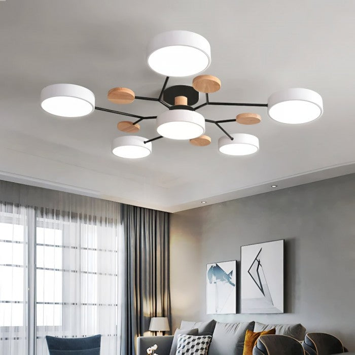 Plafonnier LED de style nordique