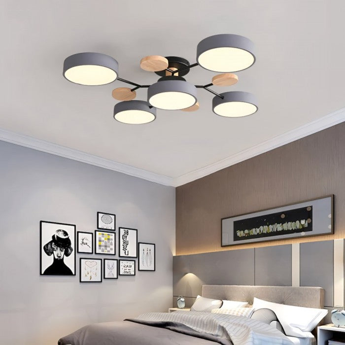 Plafonnier LED de style nordique