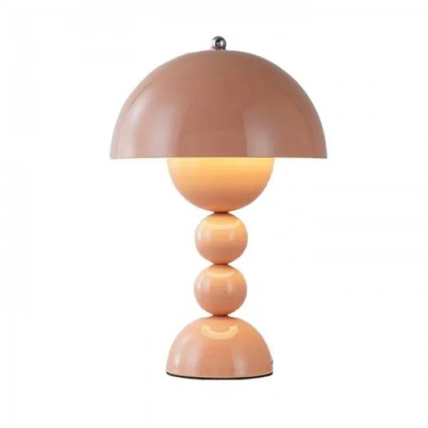 Lampe de table scandinave avec LED rechargeable et colorée pour le salon et la chambre