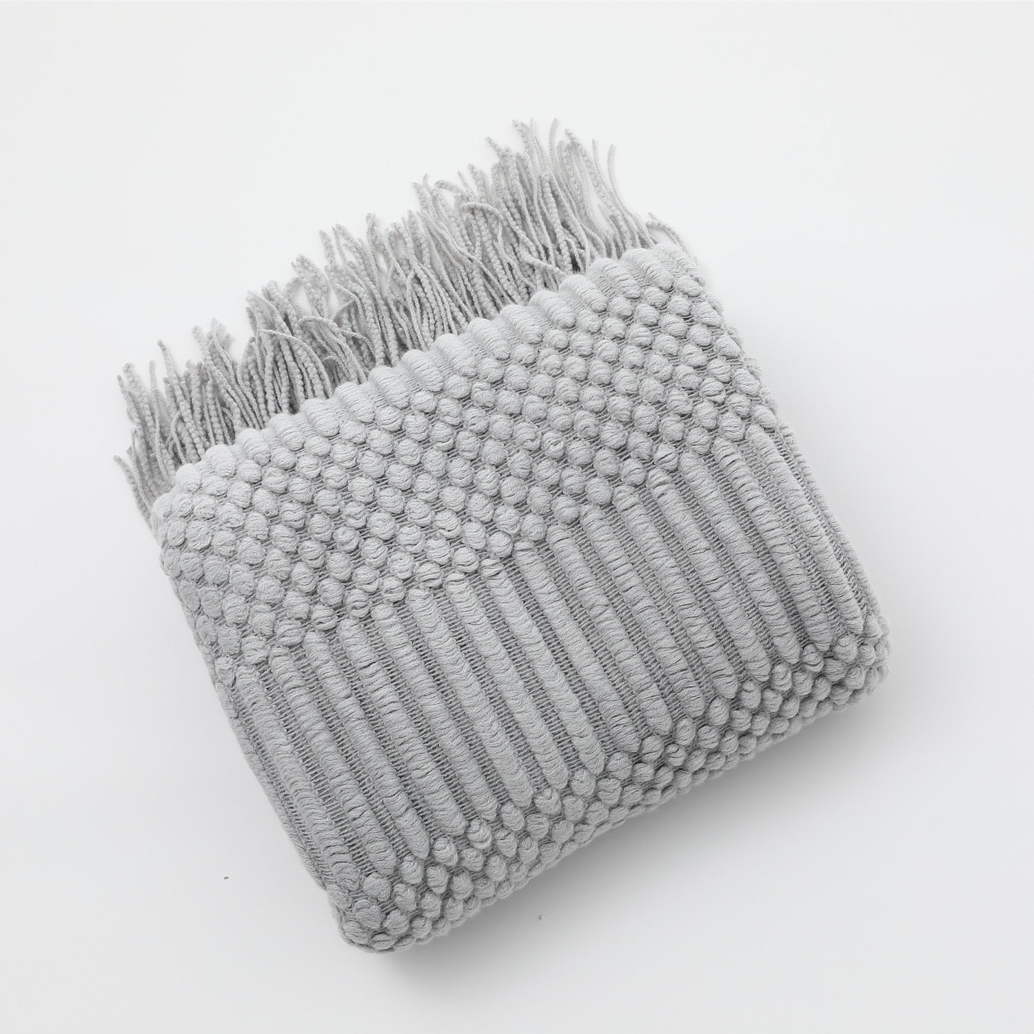 Couverture en tricot douillette pour canapé et lit