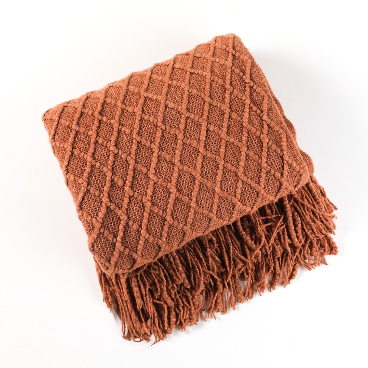 Couverture en tricot douillette pour canapé et lit