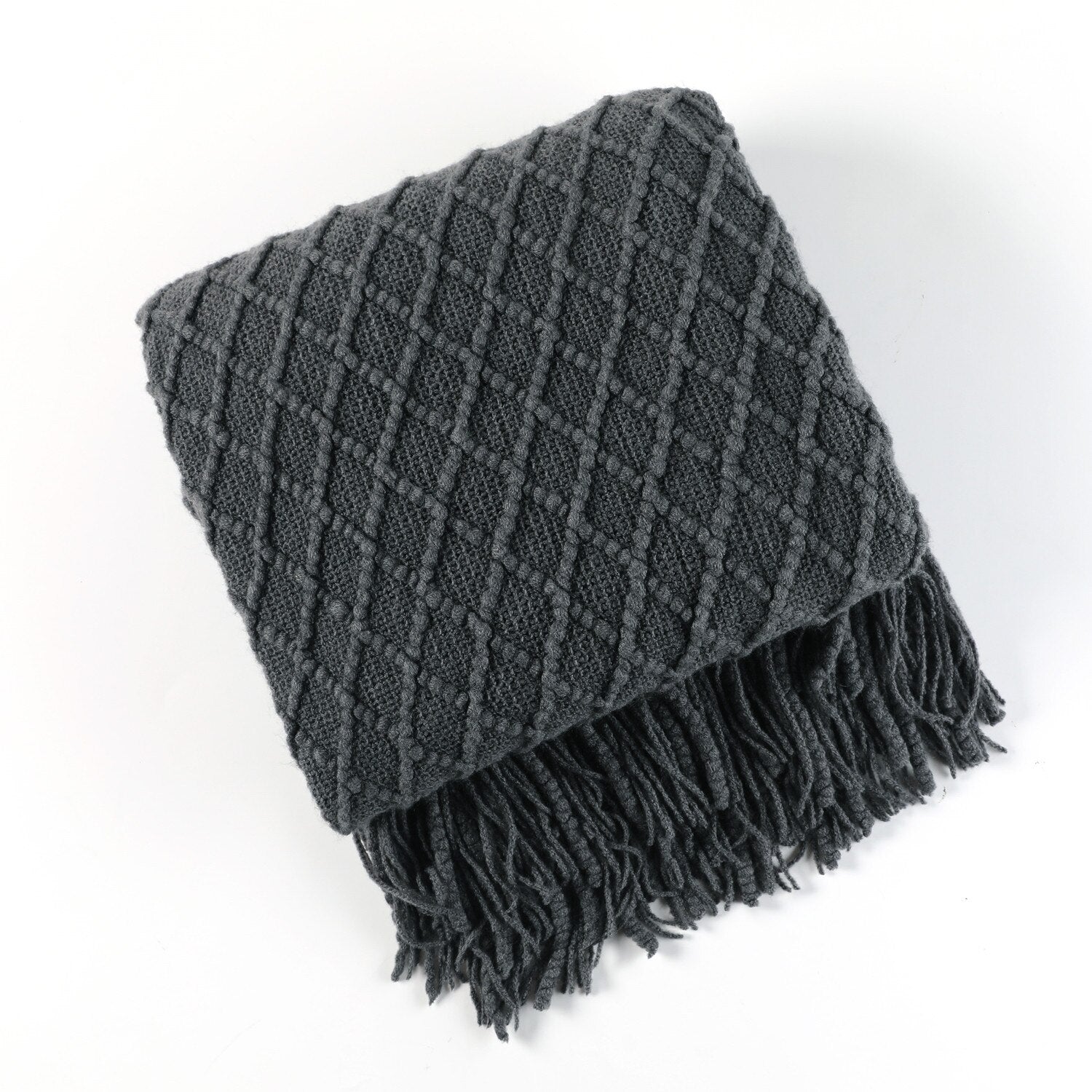 Couverture en tricot douillette pour canapé et lit