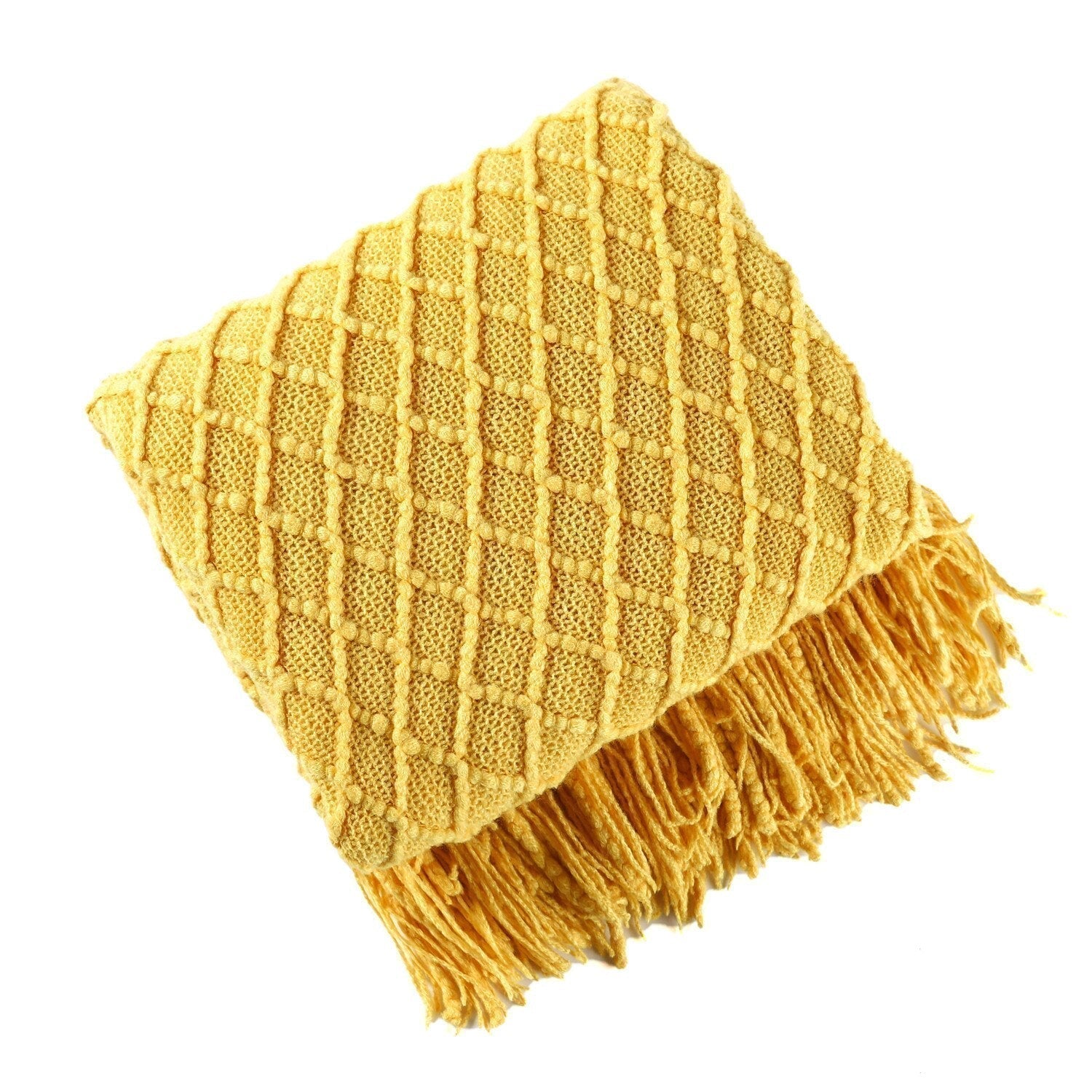 Couverture en tricot douillette pour canapé et lit
