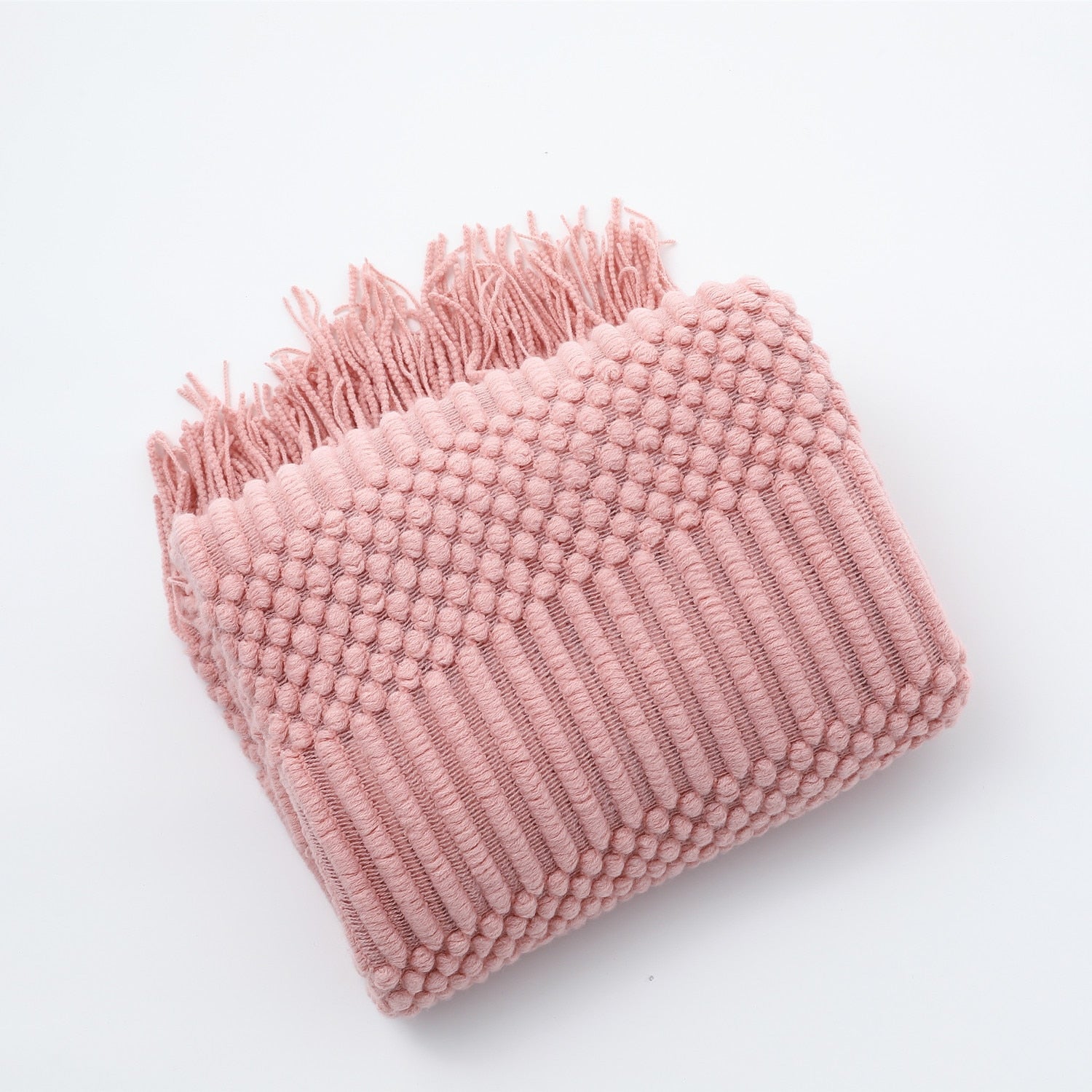 Couverture en tricot douillette pour canapé et lit