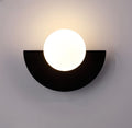 Lampe Murale Métal Style Nordique - Lumière LED Moderne en Demi-Cercle