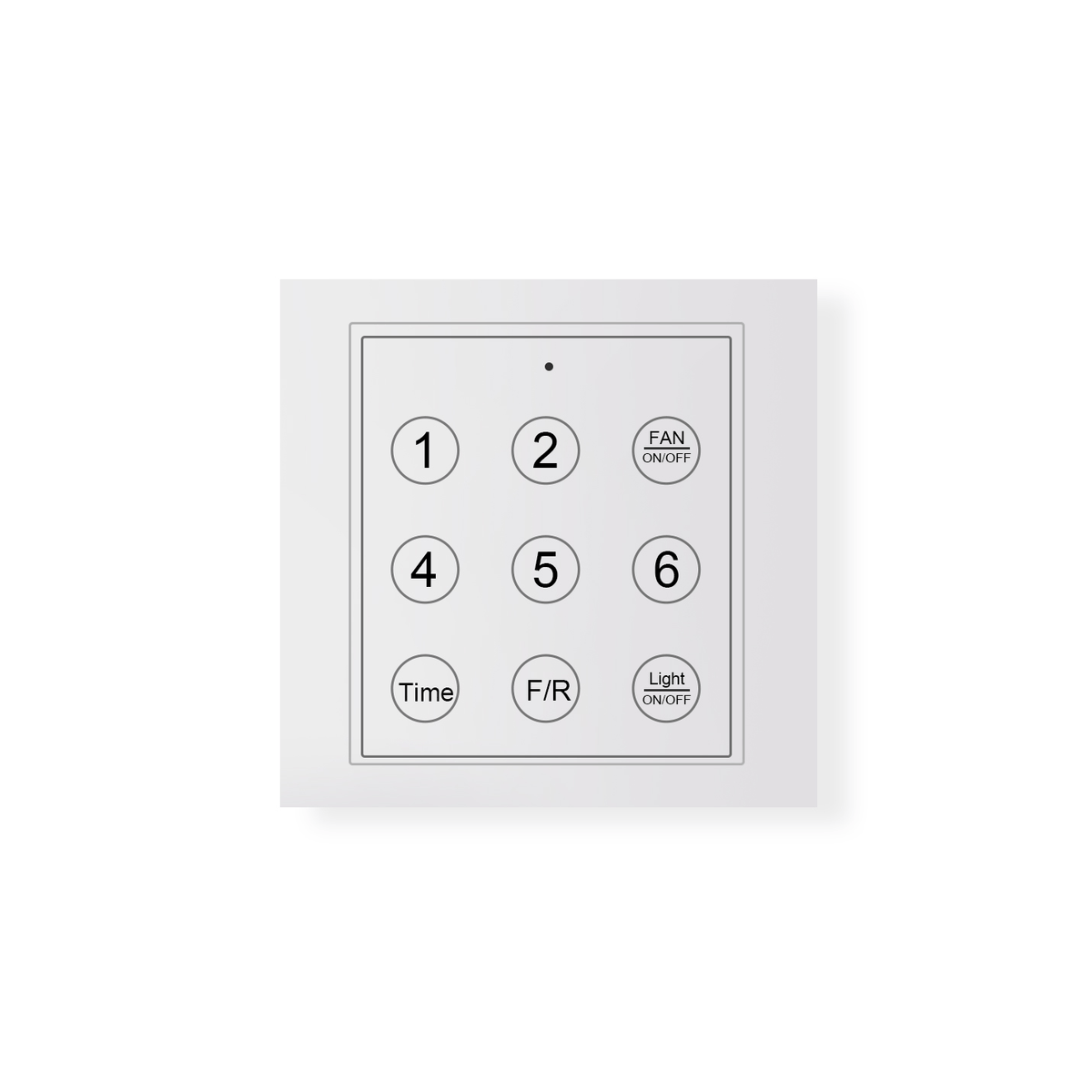 Ventilateur de plafond en bois nordique avec lumière LED télécommandée