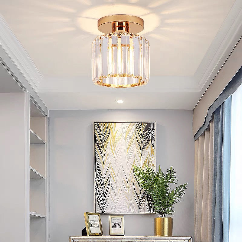 Lampe de plafond moderne avec cristaux - CrystalGlow