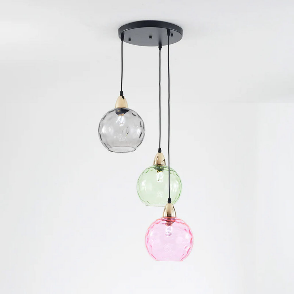 Lampe suspendue moderne à trois lampes - Cascade