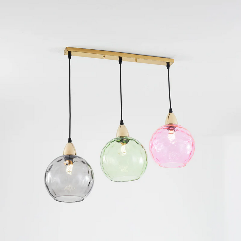 Lampe suspendue moderne à trois lampes - Cascade
