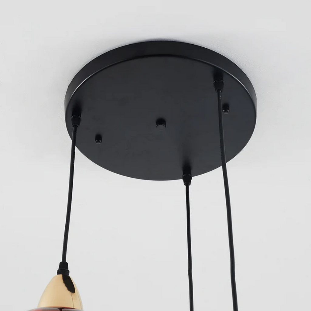 Lampe suspendue moderne à trois lampes - Cascade
