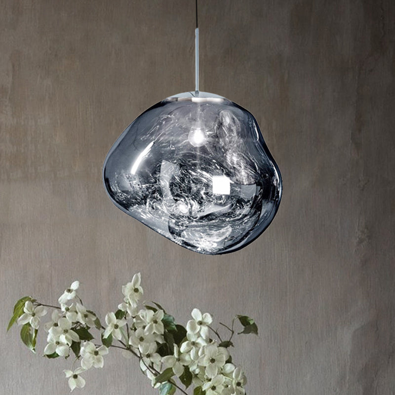 Lampe de plafond en verre moderne - LunaLux