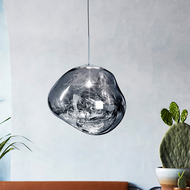 Lampe de plafond en verre moderne - LunaLux