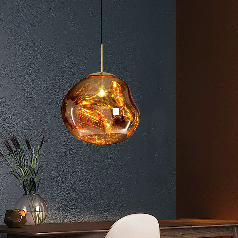 Lampe de plafond en verre moderne - LunaLux