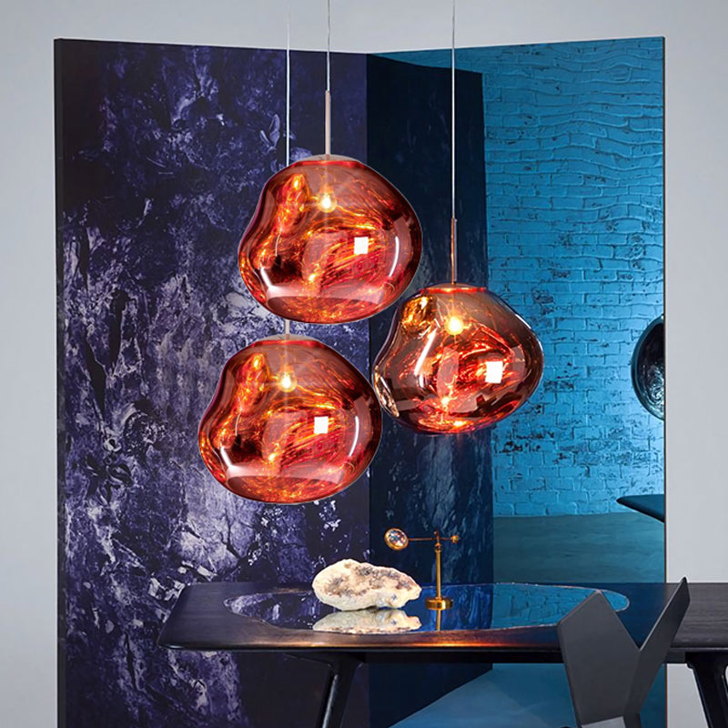Lampe de plafond en verre moderne - LunaLux