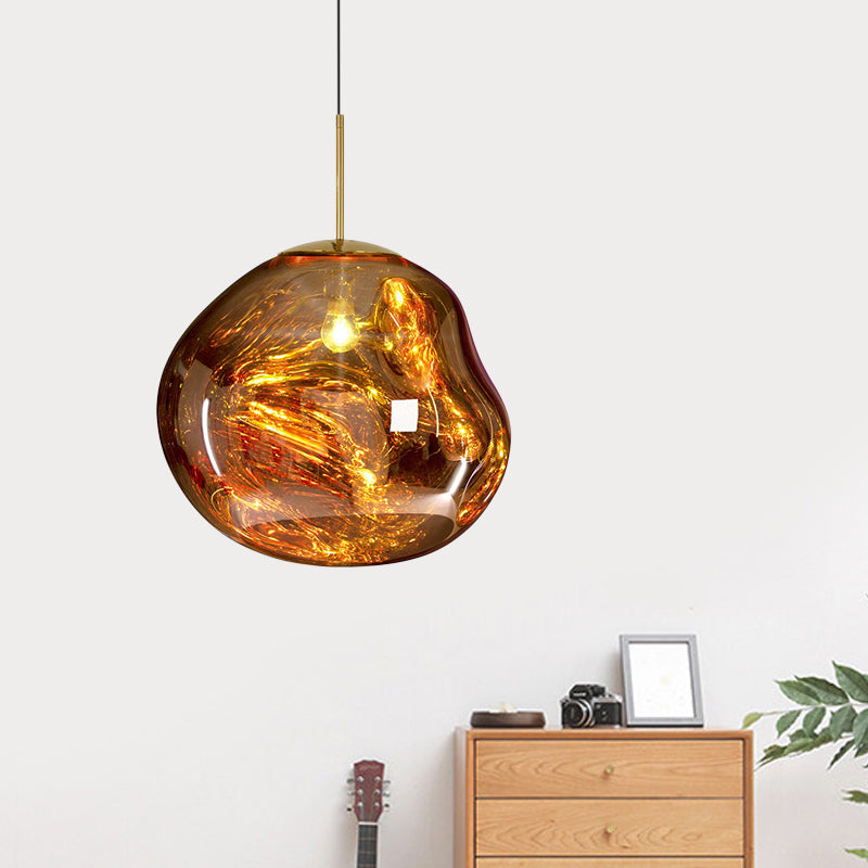 Lampe de plafond en verre moderne - LunaLux