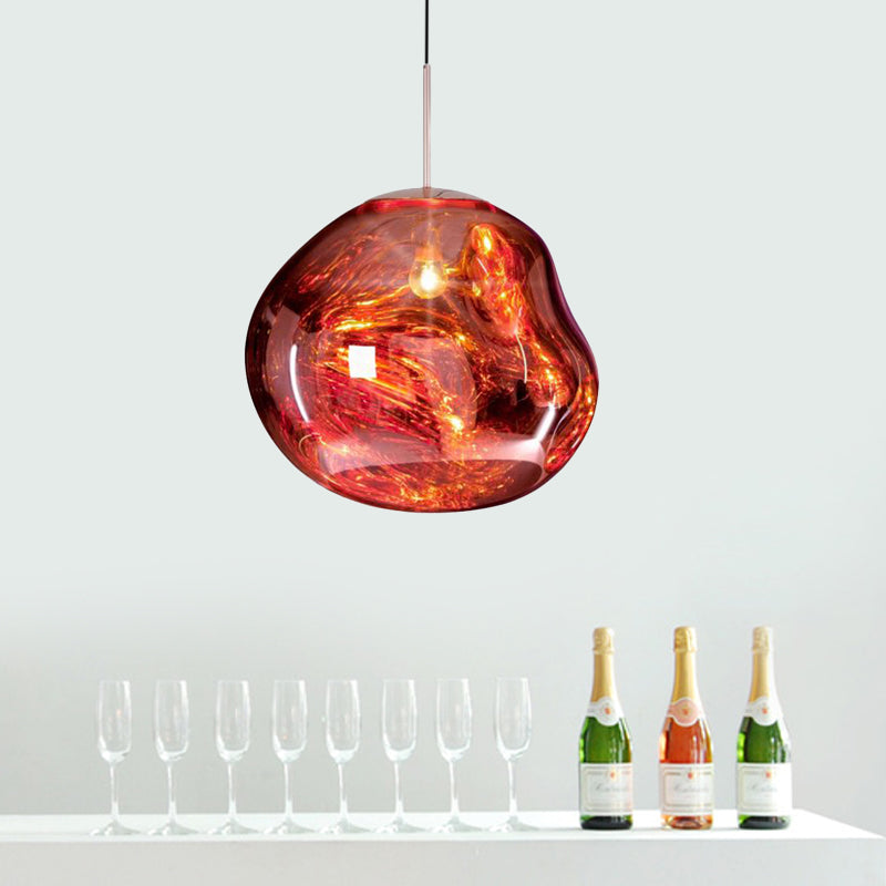 Lampe de plafond en verre moderne - LunaLux