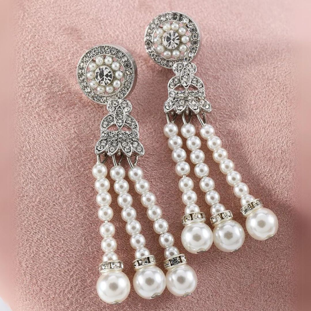 Ensemble d'accessoires Olive des années 1920 – Élégance vintage inspirée de Gatsby