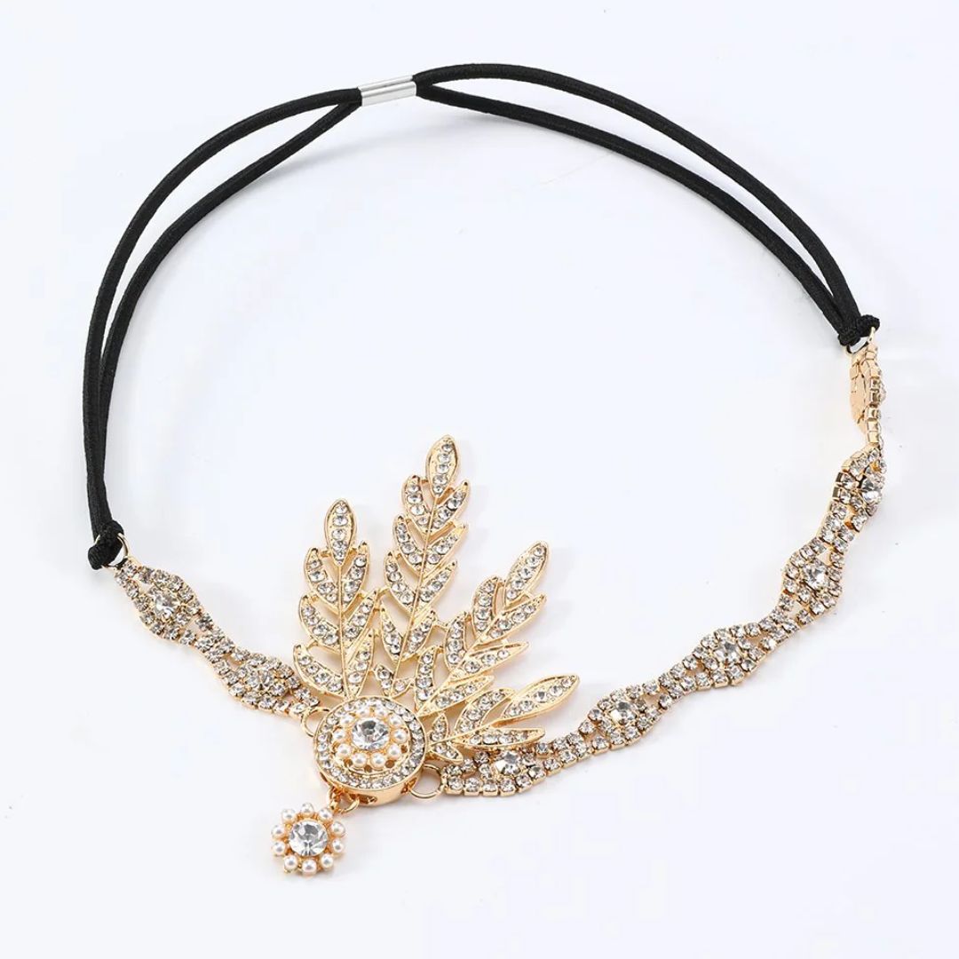 Ensemble d'accessoires Olive des années 1920 – Élégance vintage inspirée de Gatsby