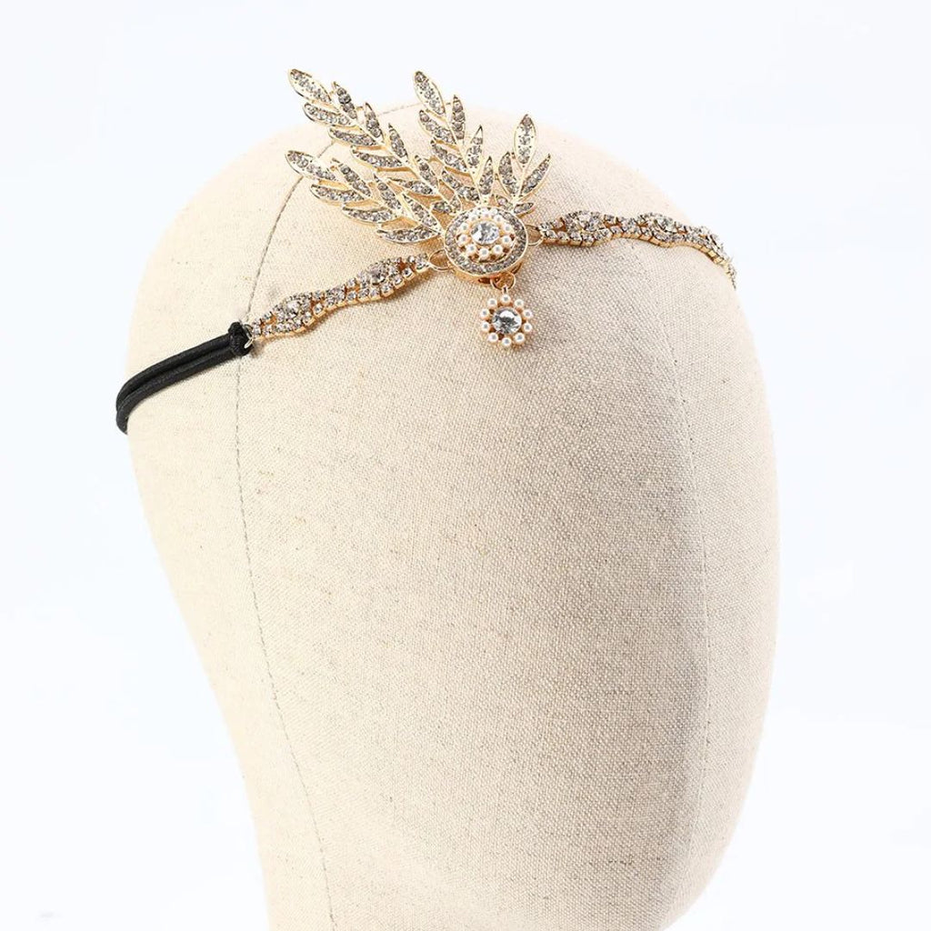 Ensemble d'accessoires Olive des années 1920 – Élégance vintage inspirée de Gatsby