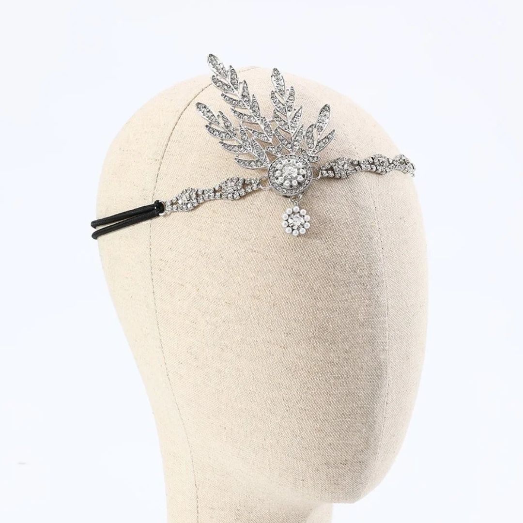 Ensemble d'accessoires Olive des années 1920 – Élégance vintage inspirée de Gatsby