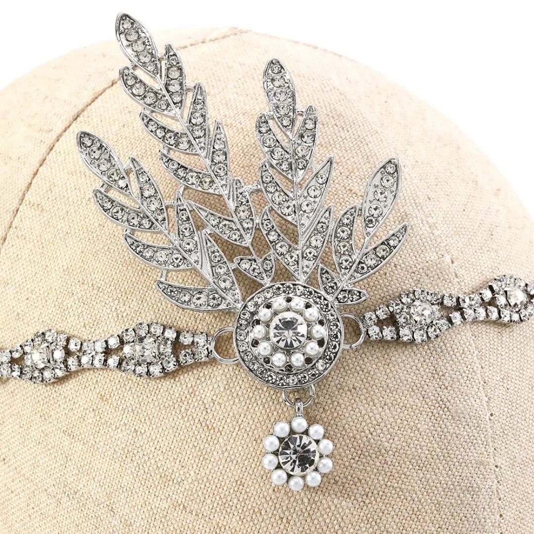 Ensemble d'accessoires Olive des années 1920 – Élégance vintage inspirée de Gatsby