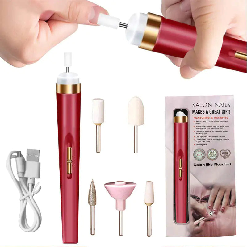 MagicNail™ – Perceuse à ongles et outils de nail art avec stylo LED précis [50 % de réduction]