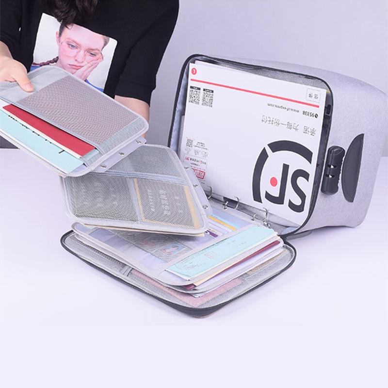 Boîte de rangement de documents étanche et verrouillable