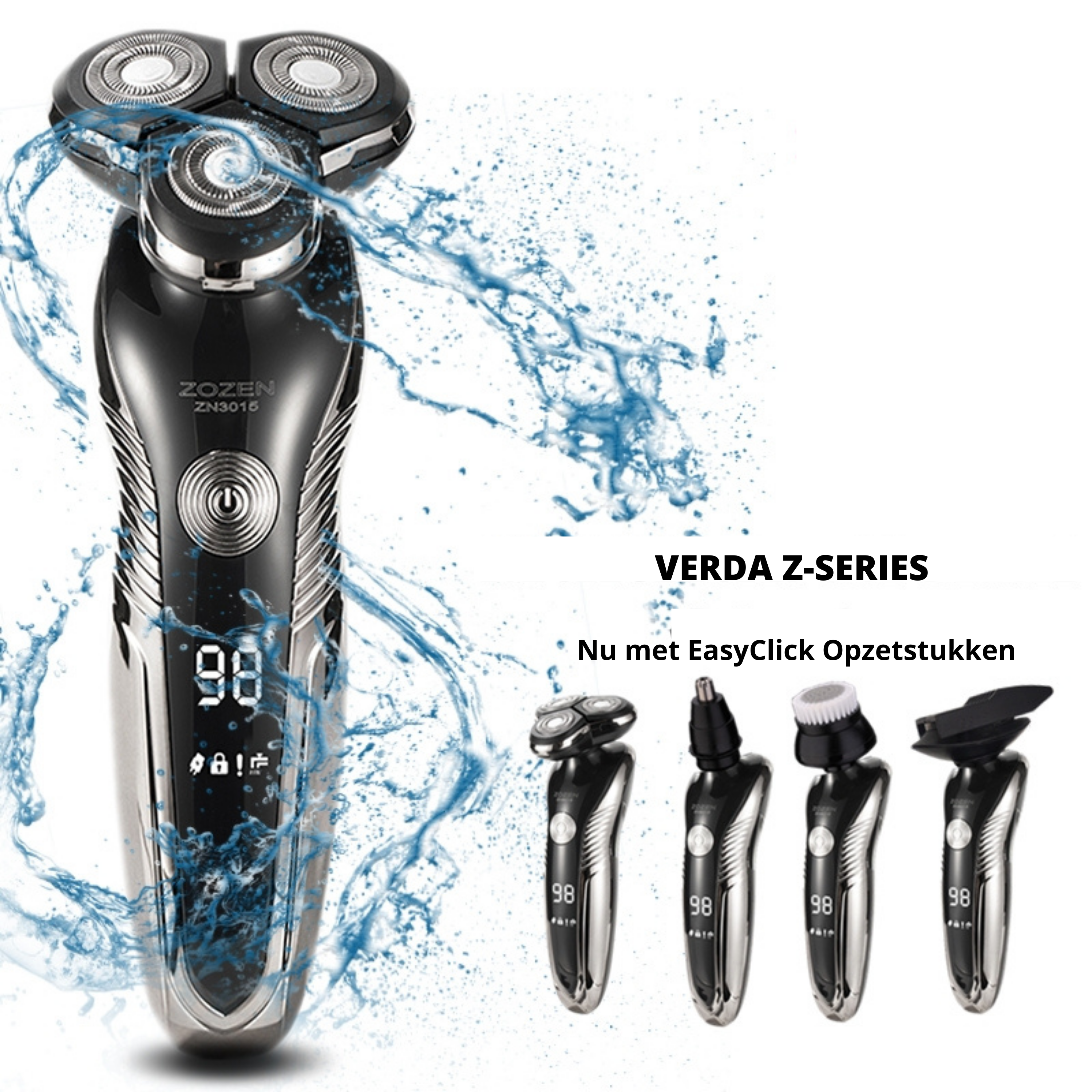 Rasoir Rechargeable | Utilisation Humide & Sèche | Confortable
