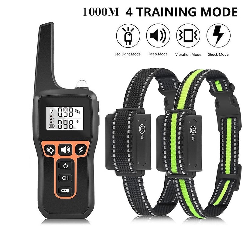 Collier de Dressage pour Chiens – Rechargeable & Étanche jusqu'à 1000m