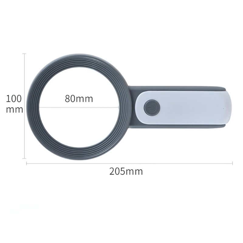 Loupe optique 20X portable pour seniors | Améliorez votre confort de lecture