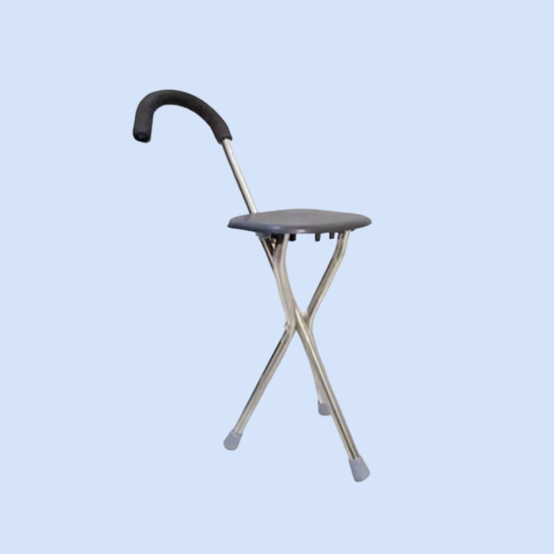 CrutchSeat - Siège pliable pour le confort - léger et portable