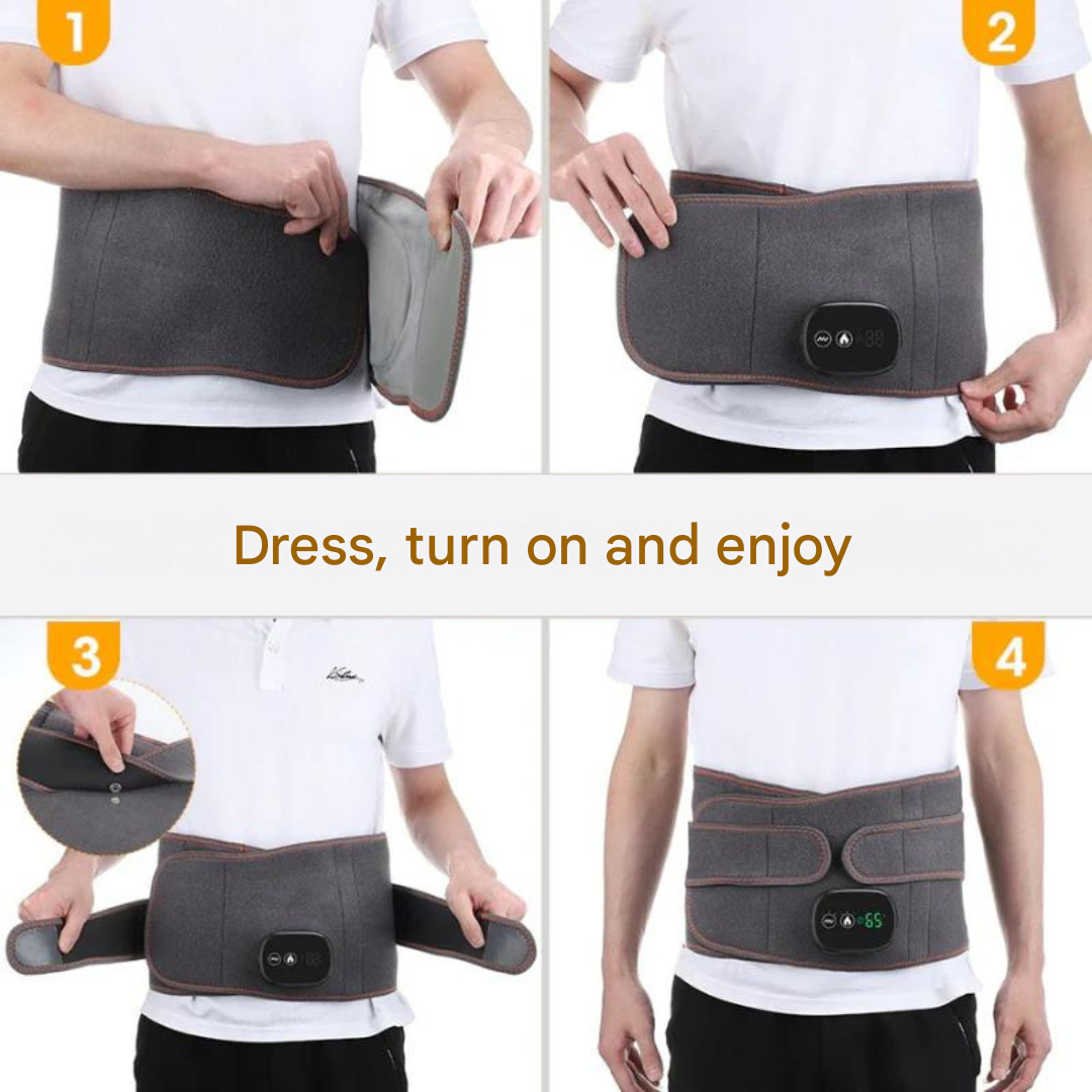 Skanto | Ceinture de Soutien Lombaire Orthopédique avec Thérapie Infrarouge - ThermaLum