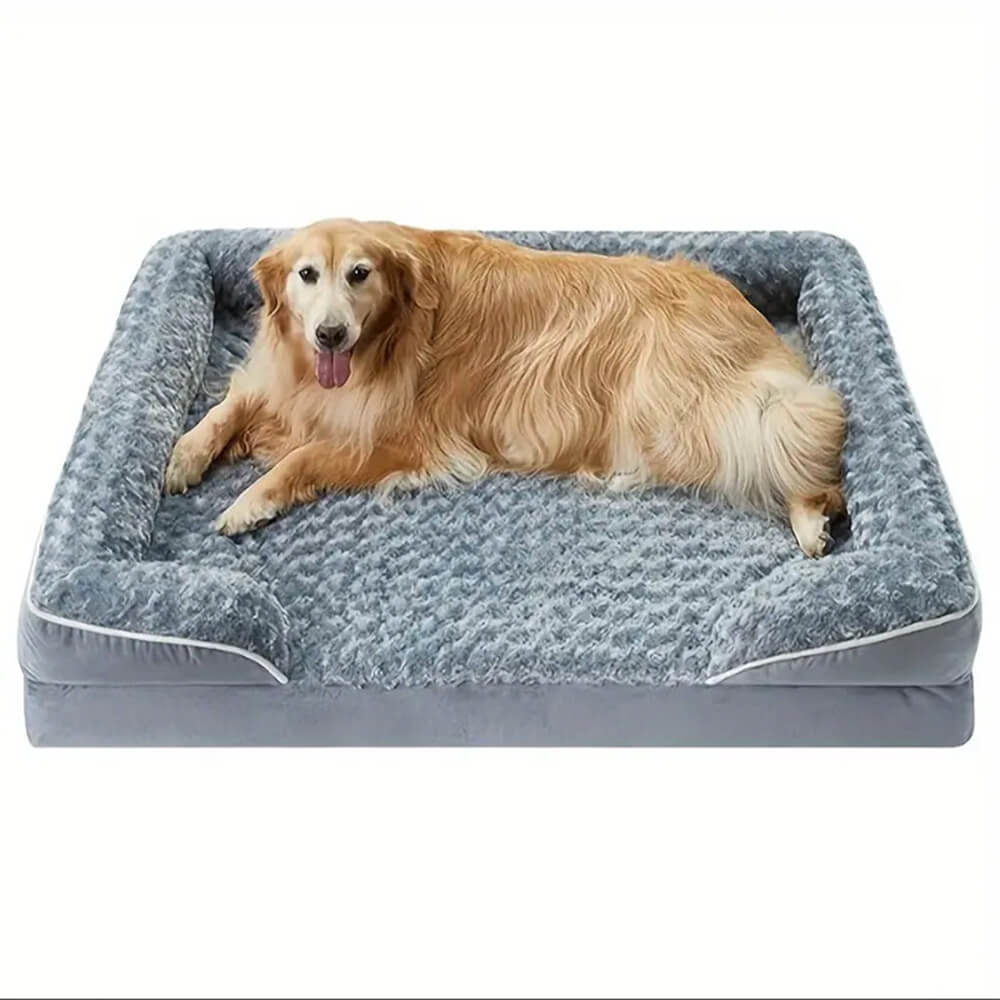 Lit Orthopédique Imperméable pour Chien avec Soutien Articulaire Ultime