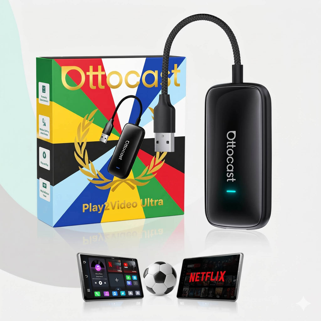Adaptateur Play2Video Ultra Wireless CarPlay/Android Auto Tout-en-un