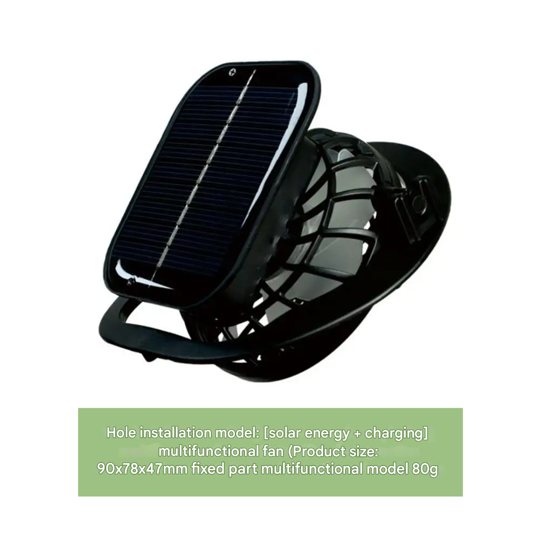 Chapeau de soleil extérieur avec ventilateur solaire intégré – CoolBreeze Solar