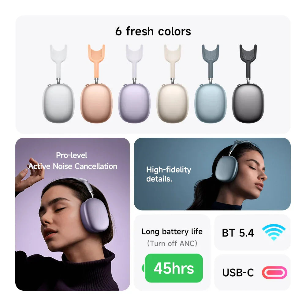 Casque sans fil avec ANC et longue autonomie – W65 Plus