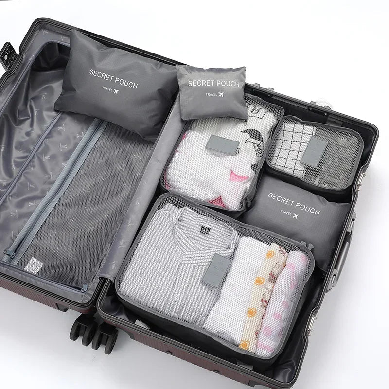 Cubes de Rangement | Organisateur de Valise | Ensemble de Sacs de Voyage pour l'Ordre et la Clarté | VoyageKlar