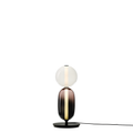 Lampe sur pied élégante avec verre coloré